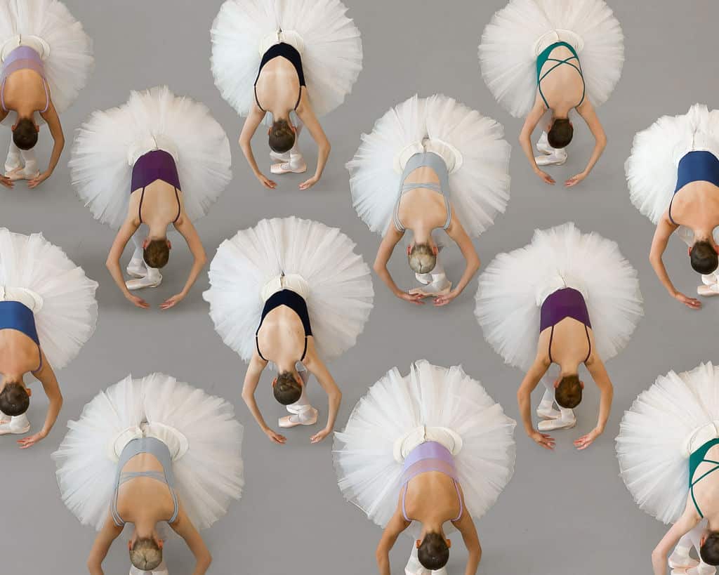 Aerial Photo of Ballet Dancers by Brad Walls