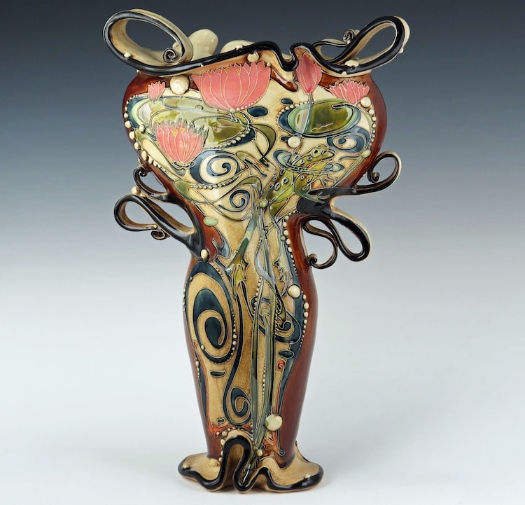 Sculptures d'art en céramique faites à la main