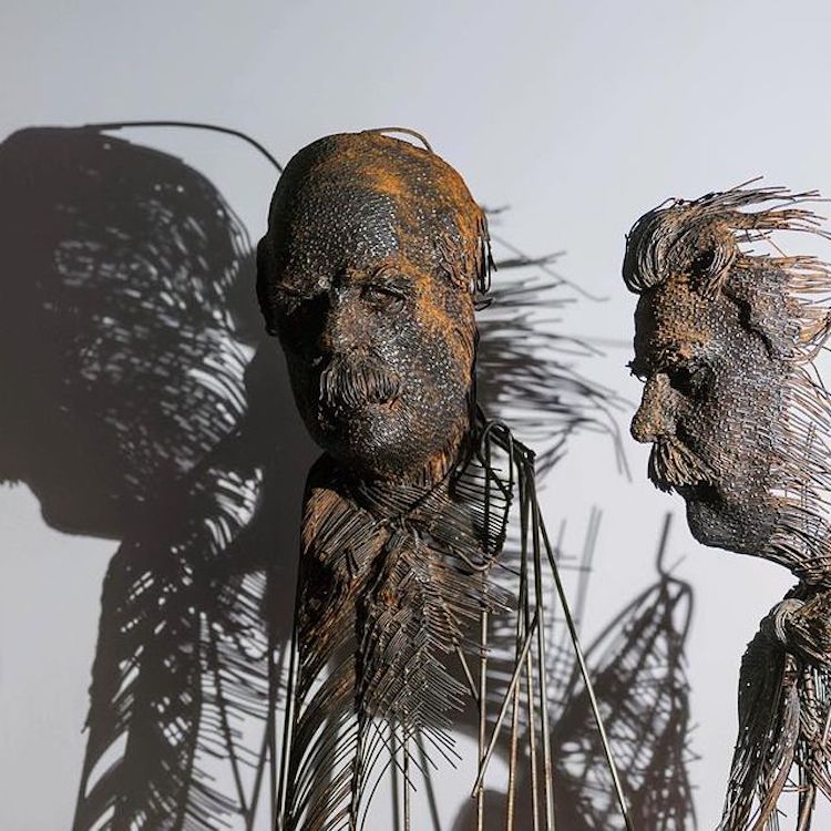 Metal Figurative Sculpture by Darius Hulea