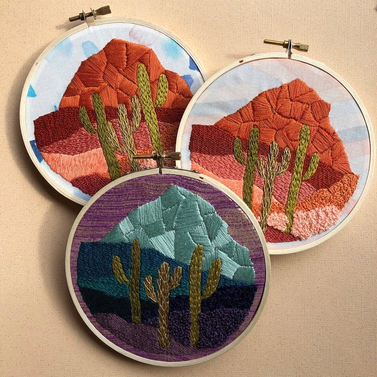 Modern Embroidery Pattern