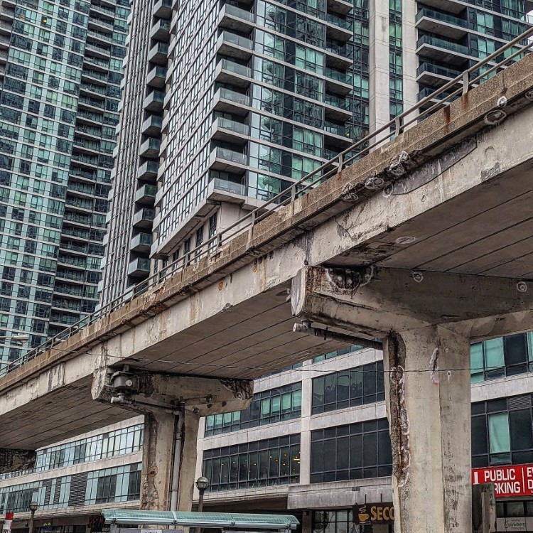 Elevated Highway in Toronto