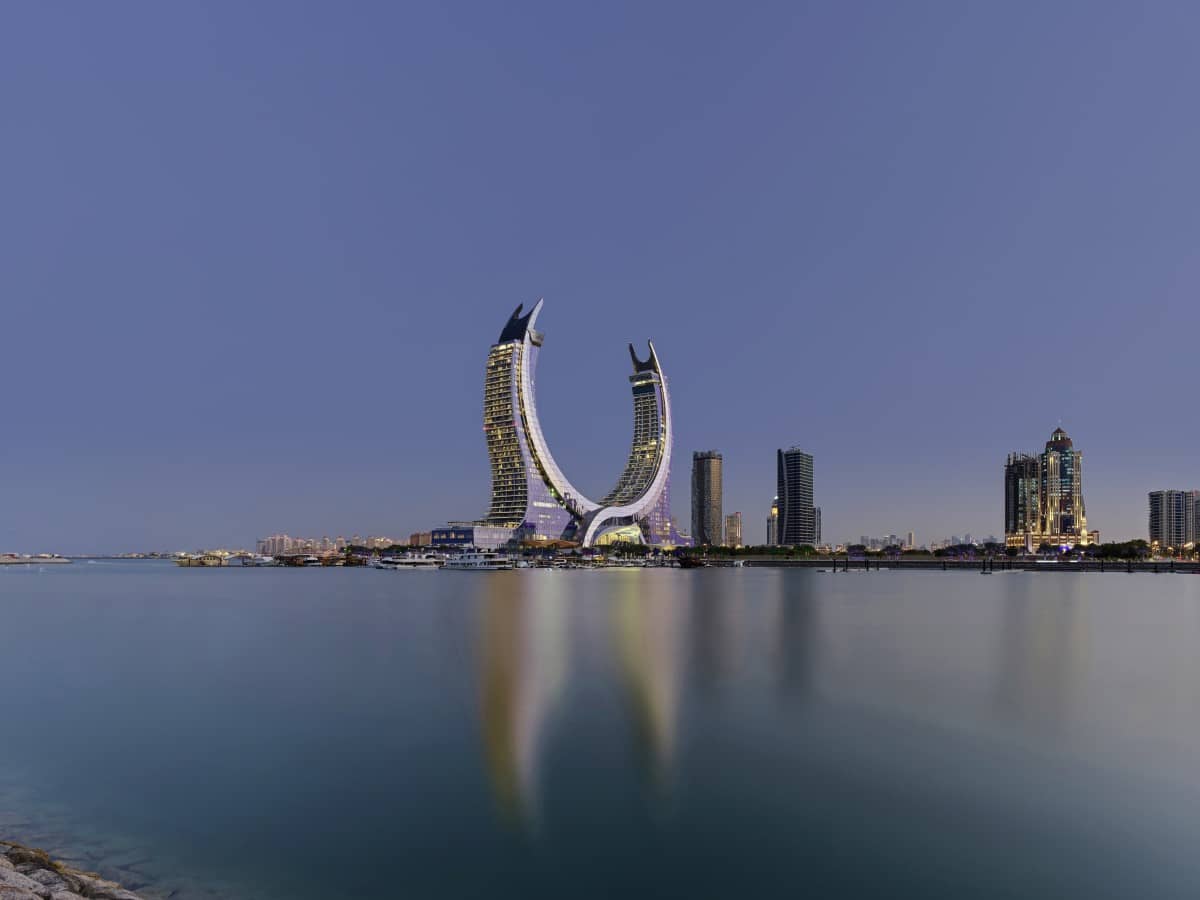Katara Towers in Doha