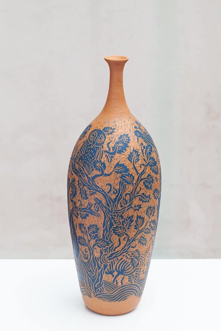 Terracotta Blues Ceramics by Clara Holt